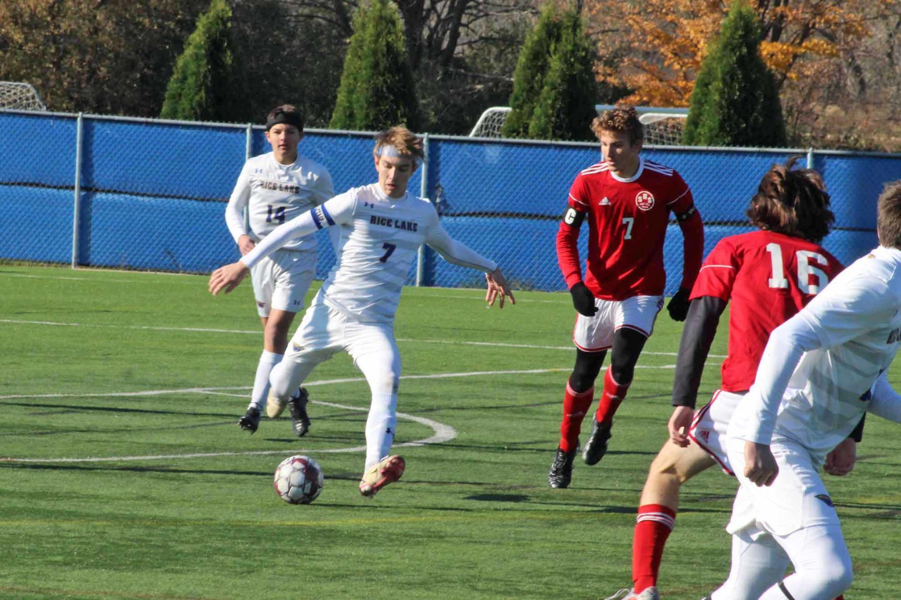 Rice Lake boys soccer vs. Shorewood at Division 3 state tournament 11-5-21